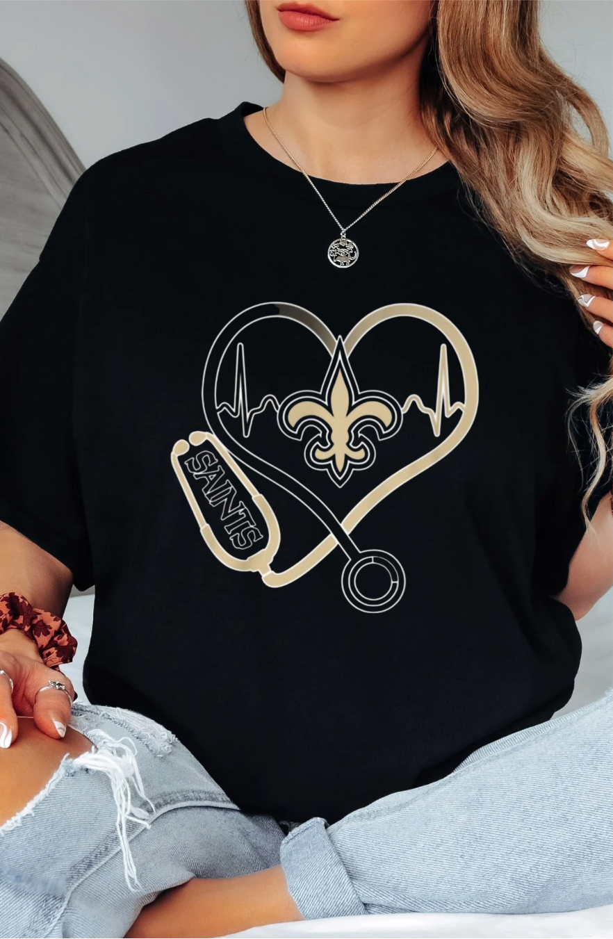 Saints Healthcare Heart Shirt