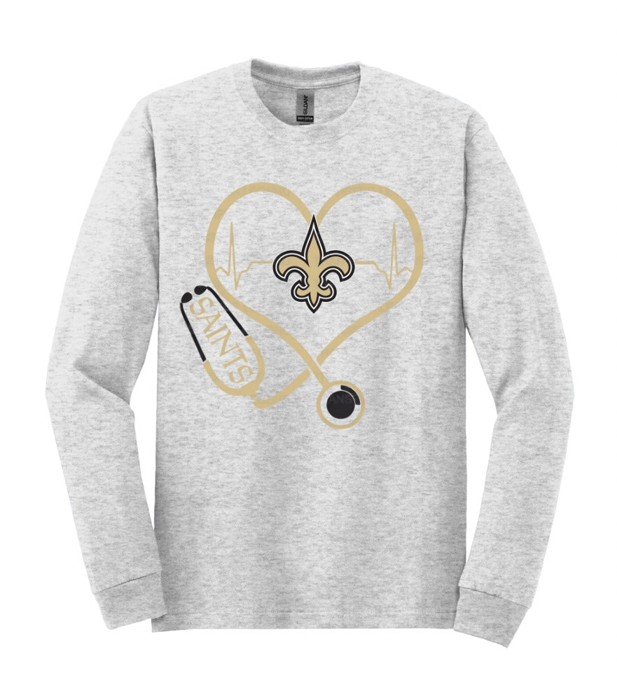 Saints Healthcare with Heart Sweatshirt