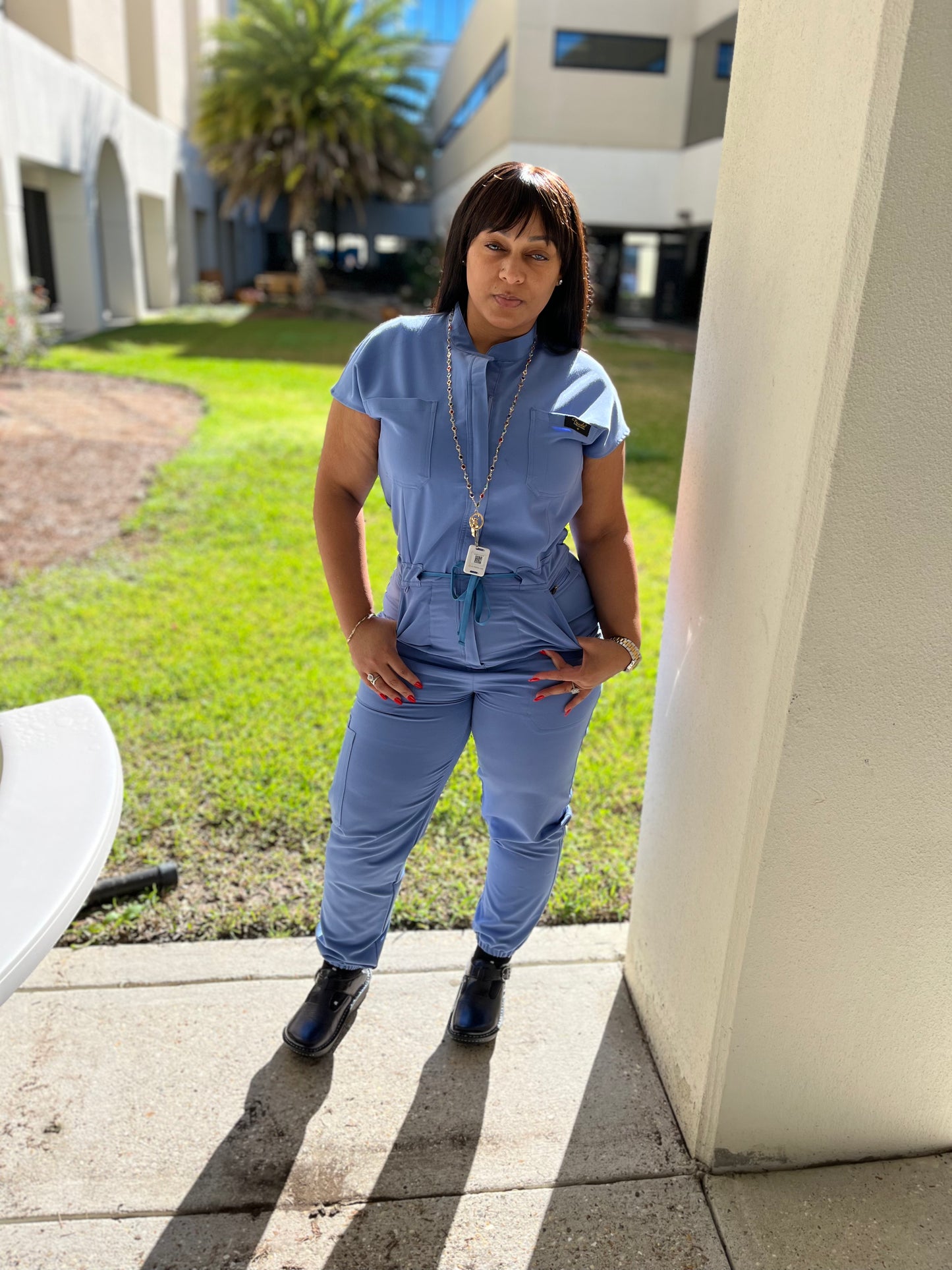 One Piece Scrub Jumpsuit