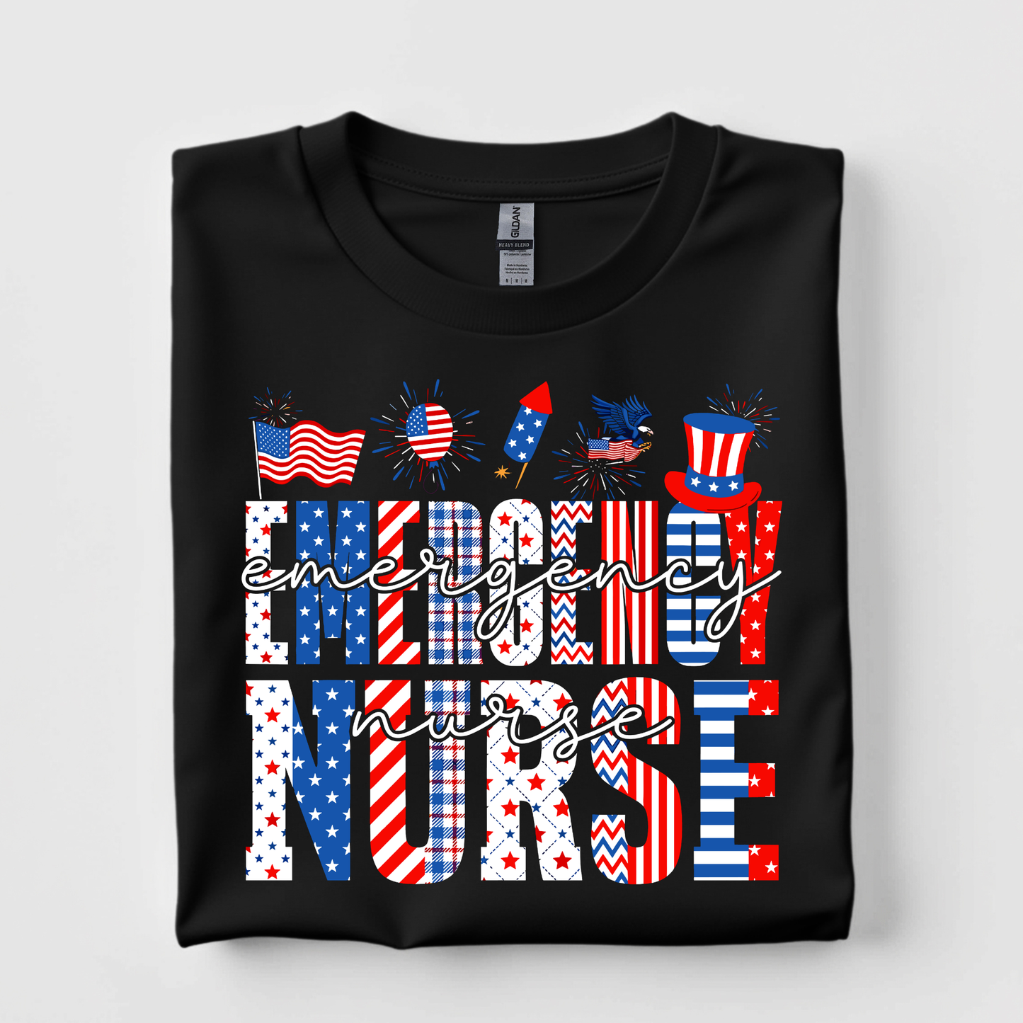 Emergency Nurse July 4th Shirt