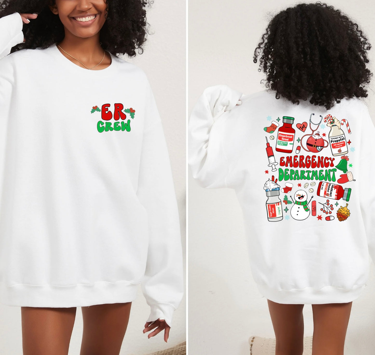 ER Crew Christmas Sweatshirt