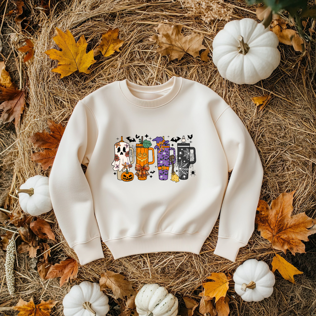 Halloween Stanley Cups Sweatshirt