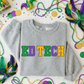 Varsity Mardi Gras Sweatshirt