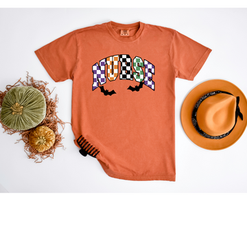 Checkered Halloween Nurse Shirt