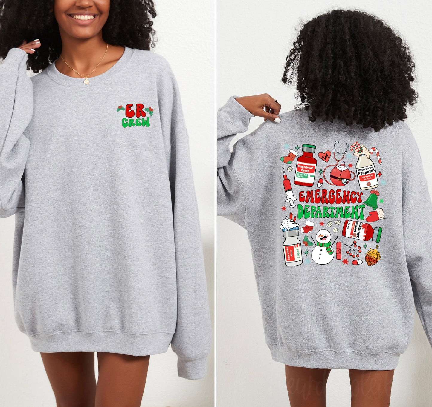 ER Crew Christmas Sweatshirt