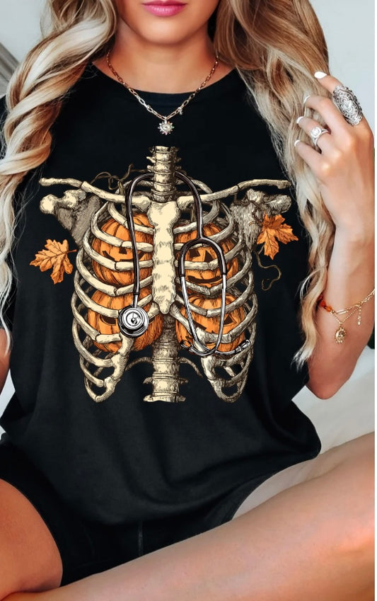 Skeleton Ribcage Pumpkin