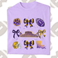 Purple & Gold Tiger Football