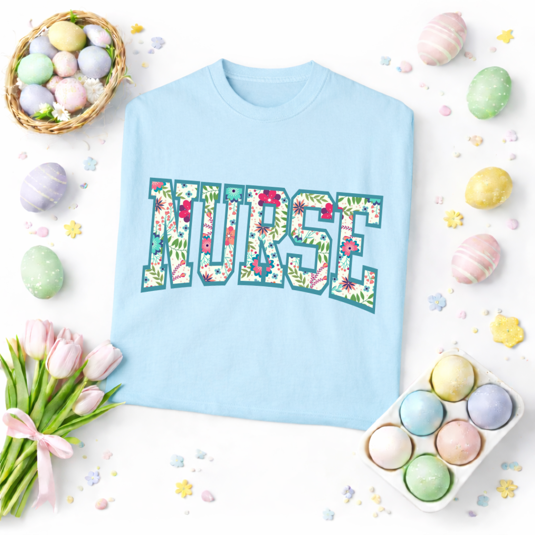 Spring Floral Nurse Design