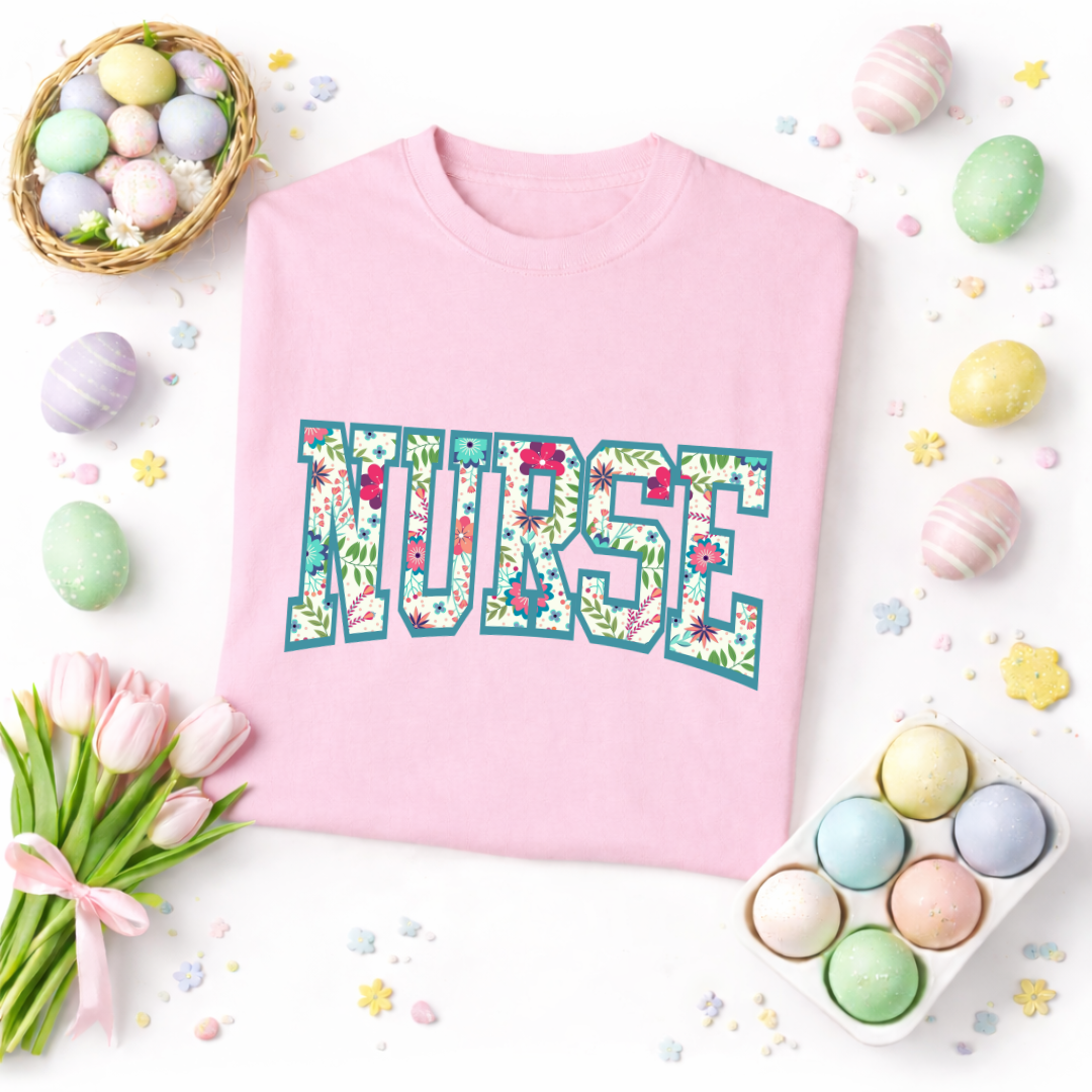 Spring Floral Nurse Design