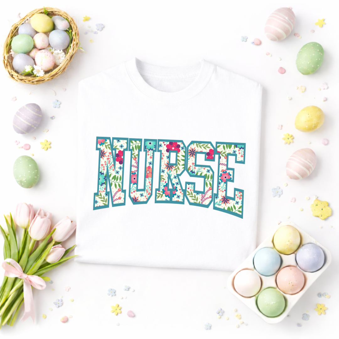 Spring Floral Nurse Design