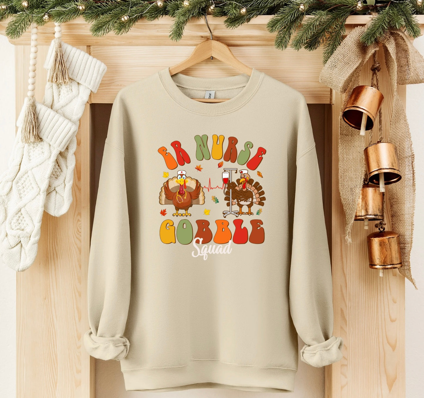 ER Nurse Gobble Sweatshirt