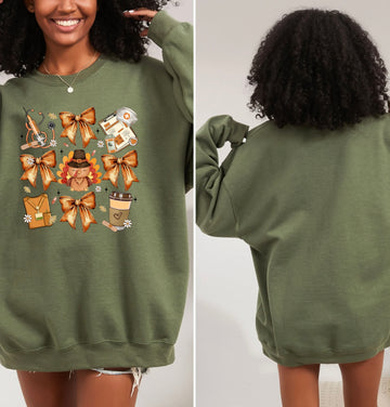 Turkey & Bows Sweatshirt