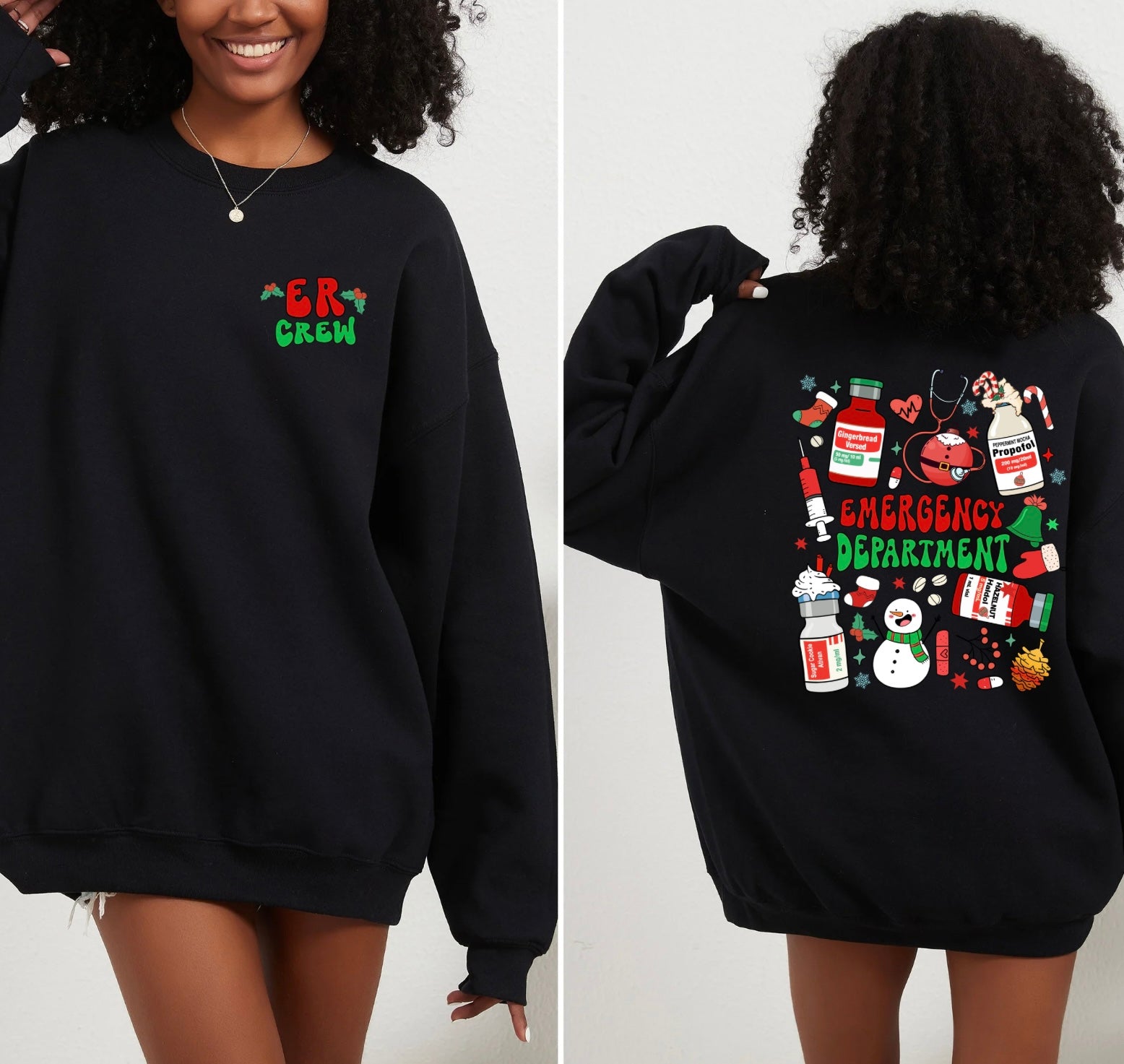 ER Crew Christmas Sweatshirt