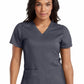 7459 V-NECK SHIRTTAIL TOP (Size: XS-3X)