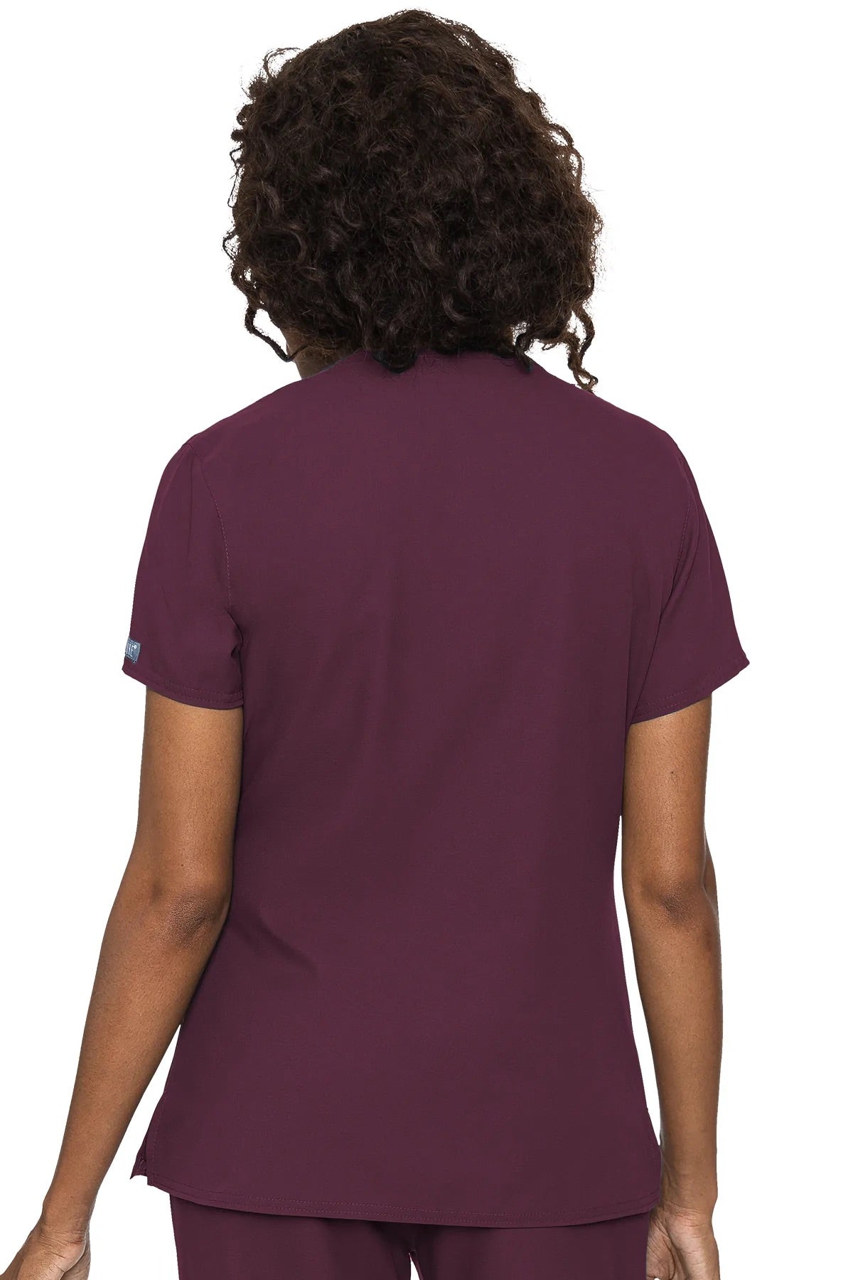 Med Couture 2468 Insight Side Pocket Top- Wine